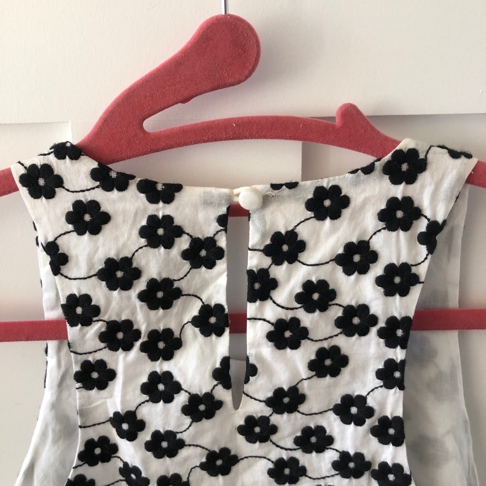 J.Crew Factory Floral Embroidered Racerback Tank - Picture 6 of 7